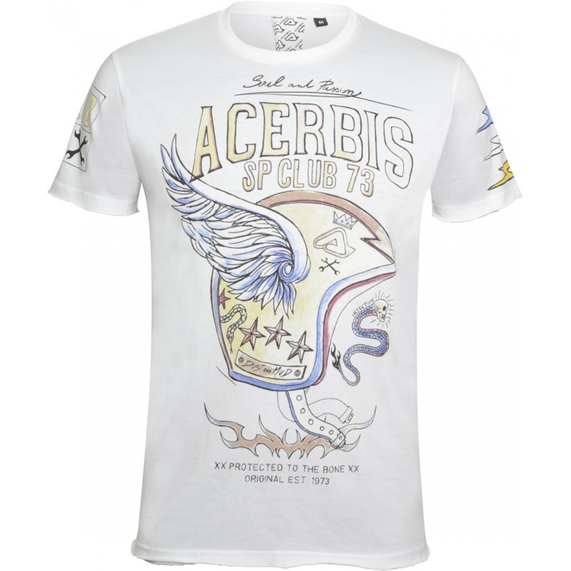 Tričko ACERBIS Wings SP Club white