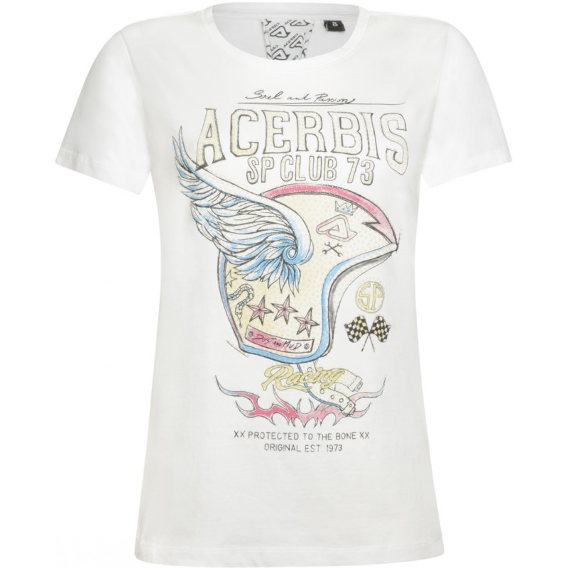 Dámske tričko ACERBIS Wings SP Club white
