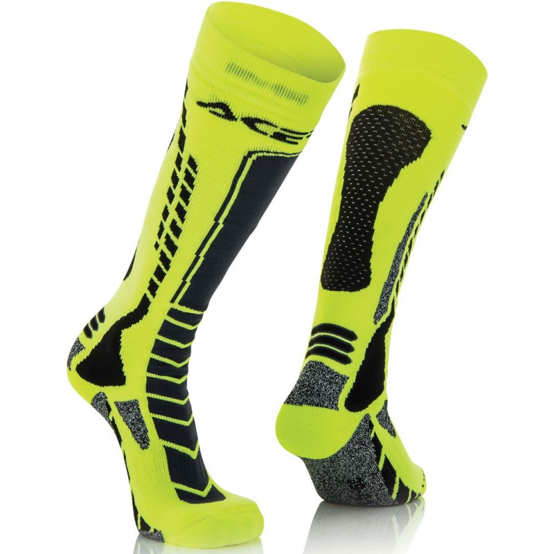Ponožky ACERBIS Pro black/yellow junior