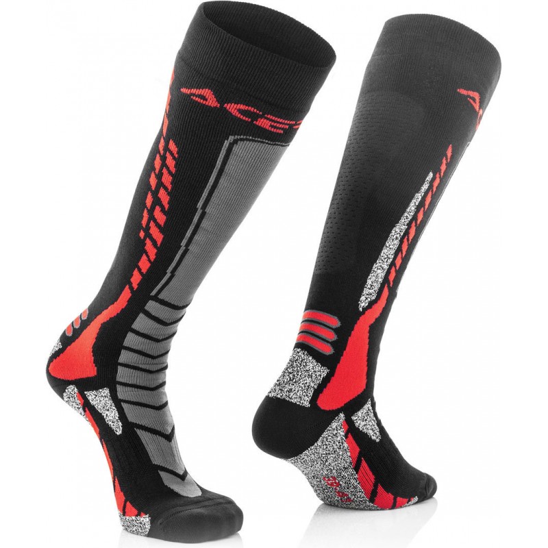 Ponožky ACERBIS Pro black/red junior