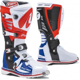 Topánky na motorku FORMA Predator 2.0 white/red/blue
