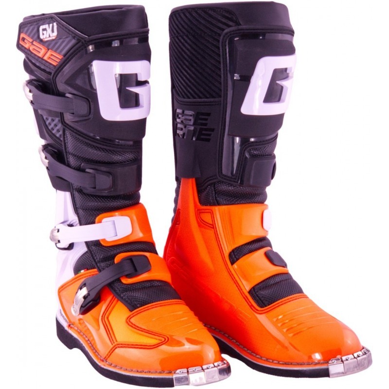 Detské topánky na motorku GAERNE GX-J black/orange
