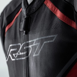 RST bunda na motocykel Sabre airbag CE black white red