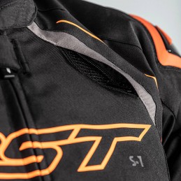 RST bunda na motocykel S-1 black grey orange