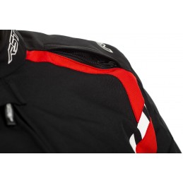 RST bunda na motocykel Axis black red