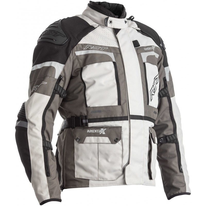 RST bunda na motocykel Pro Series Adventure-X white grey
