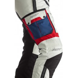 RST nohavice Pro Series Adventure-X white blue red