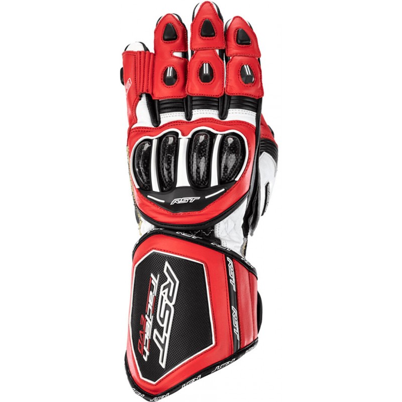 RST rukavice na motocykel Tractech Evo 4 red white black