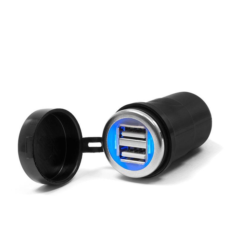 BIKETEC zásuvka USB na riadidlá DIN ISO pre BMW a Triumph MUS41