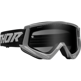 MX okuliare THOR Combat Sand Racer grey black