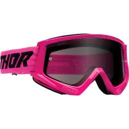 MX okuliare THOR Combat Sand Racer fluo pink