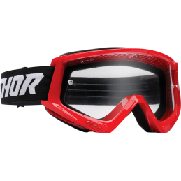 Detské MX okuliare THOR Combat Racer red black