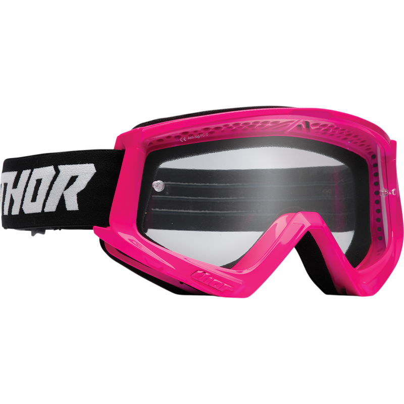 Detské MX okuliare THOR Combat Racer fluo pink