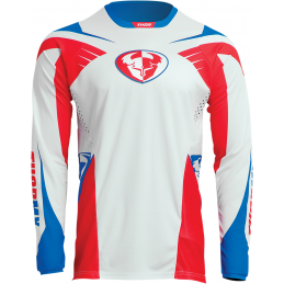 MX dres THOR Pulse 04 LE white red blue