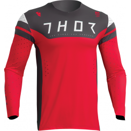 MX dres THOR Prime Rival red charcoal