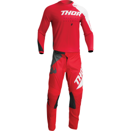 MX dres THOR Sector Edge red white