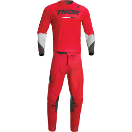 Detský MX dres THOR Pulse Tactic red