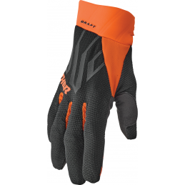 MX rukavice THOR Draft orange black