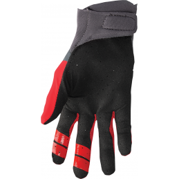MX rukavice THOR Agile Rival gray red black