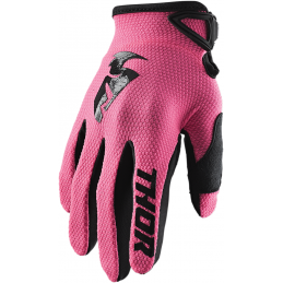 Dámske MX rukavice THOR Sector S20 pink