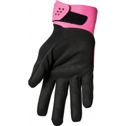 Dámske MX rukavice THOR Spectrum pink black