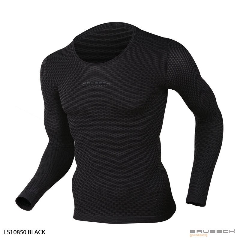 Unisex termo tričko BRUBECK LS10850 black
