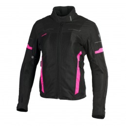 Dámska bunda na moto SECA Orkan fuchsia