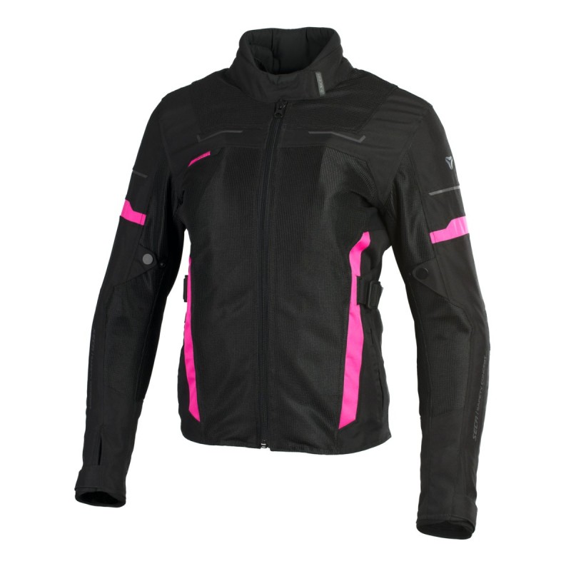 Dámska bunda na moto SECA Orkan fuchsia Dámska bunda na moto SECA Orkan fuchsia