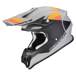 Prilba SCORPION EXO VX-16 Air Spectrum šedá oranžová