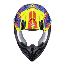 Prilba SCORPION EXO VX-22 Air Neox žltá modrá červená