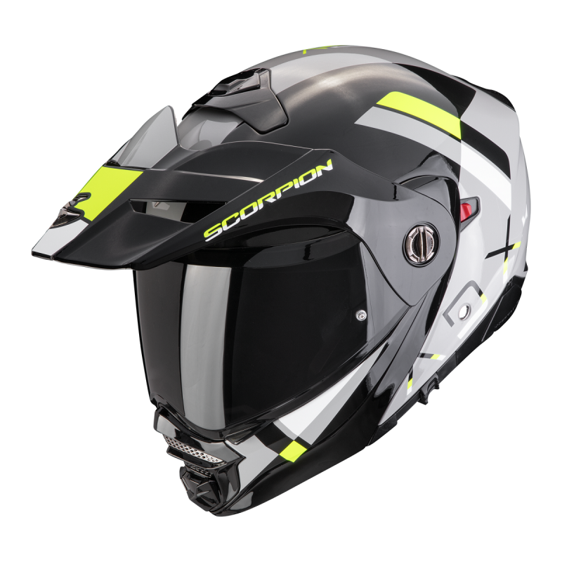Prilba SCORPION EXO ADX-2 Galane šedá čierna žltá Prilba SCORPION EXO ADX-2 Galane šedá čierna žltá