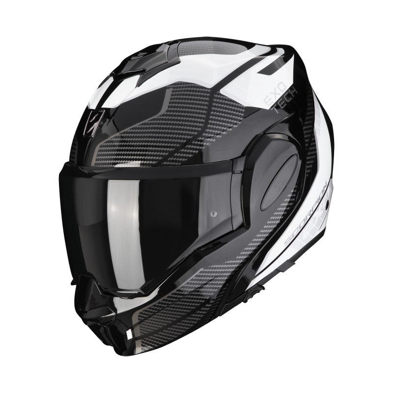 Prilba SCORPION EXO-TECH Evo Animo čierna biela Prilba SCORPION EXO-TECH Evo Animo čierna biela