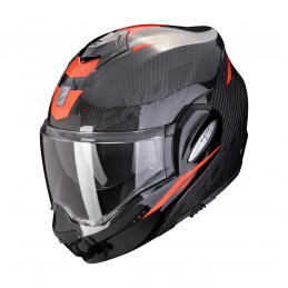 Prilba SCORPION EXO-TECH Evo Carbon Rover čierna červená
