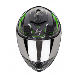 Prilba SCORPION EXO-1400 EVO II Carbon Air Mirage čierna zelená