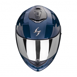 Prilba SCORPION EXO-1400 EVO II Carbon Air Cerebro modrá