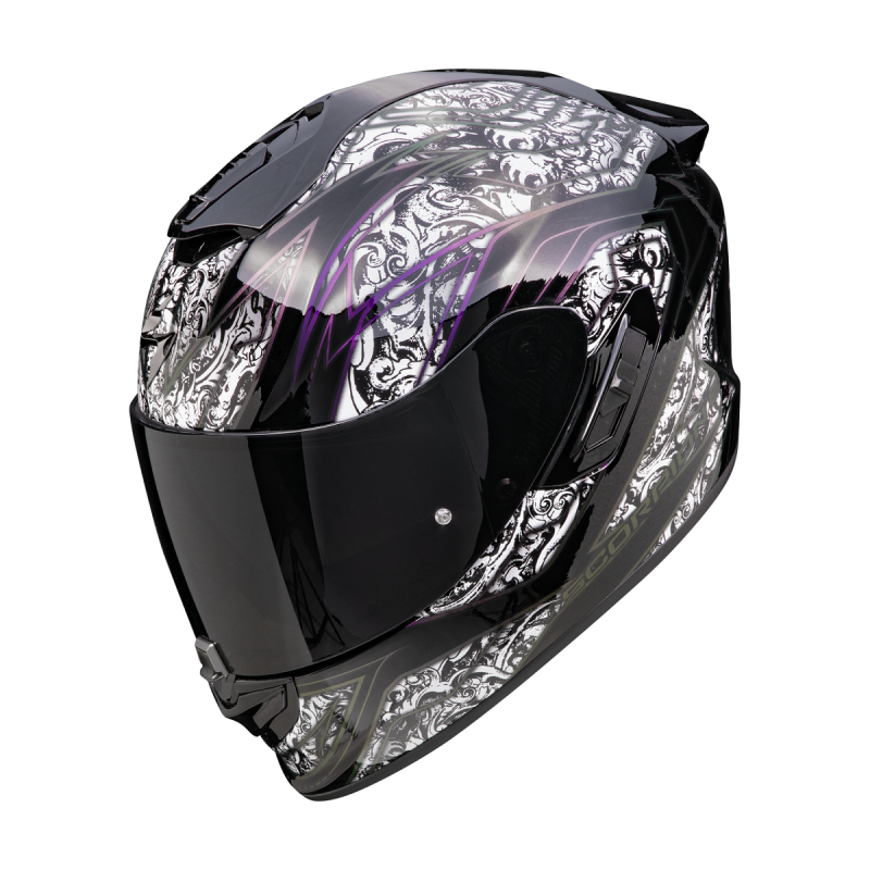 Prilba SCORPION EXO-1400 EVO II Air Fantasy čierna biela Prilba SCORPION EXO-1400 EVO II Air Fantasy čierna biela