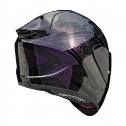 Prilba SCORPION EXO-1400 EVO II Air Fantasy čierna chameleón